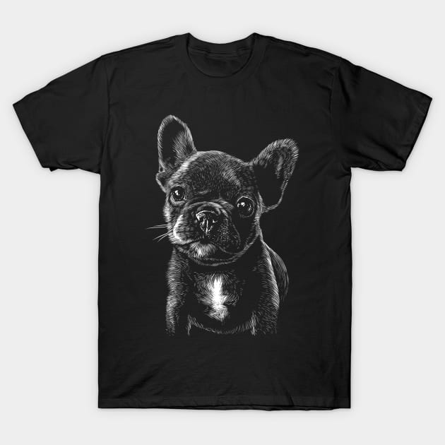 Pug in the shadows T-Shirt by albertocubatas